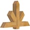 Ekena Millwork Kennewick Rough Sawn Timber Gable Bracket, Western Red Cedar, 48"W x 32"H x 6"D x 6"F, 16/12 Pitch GBW048X32X0606KEN00RWR - alternate 2